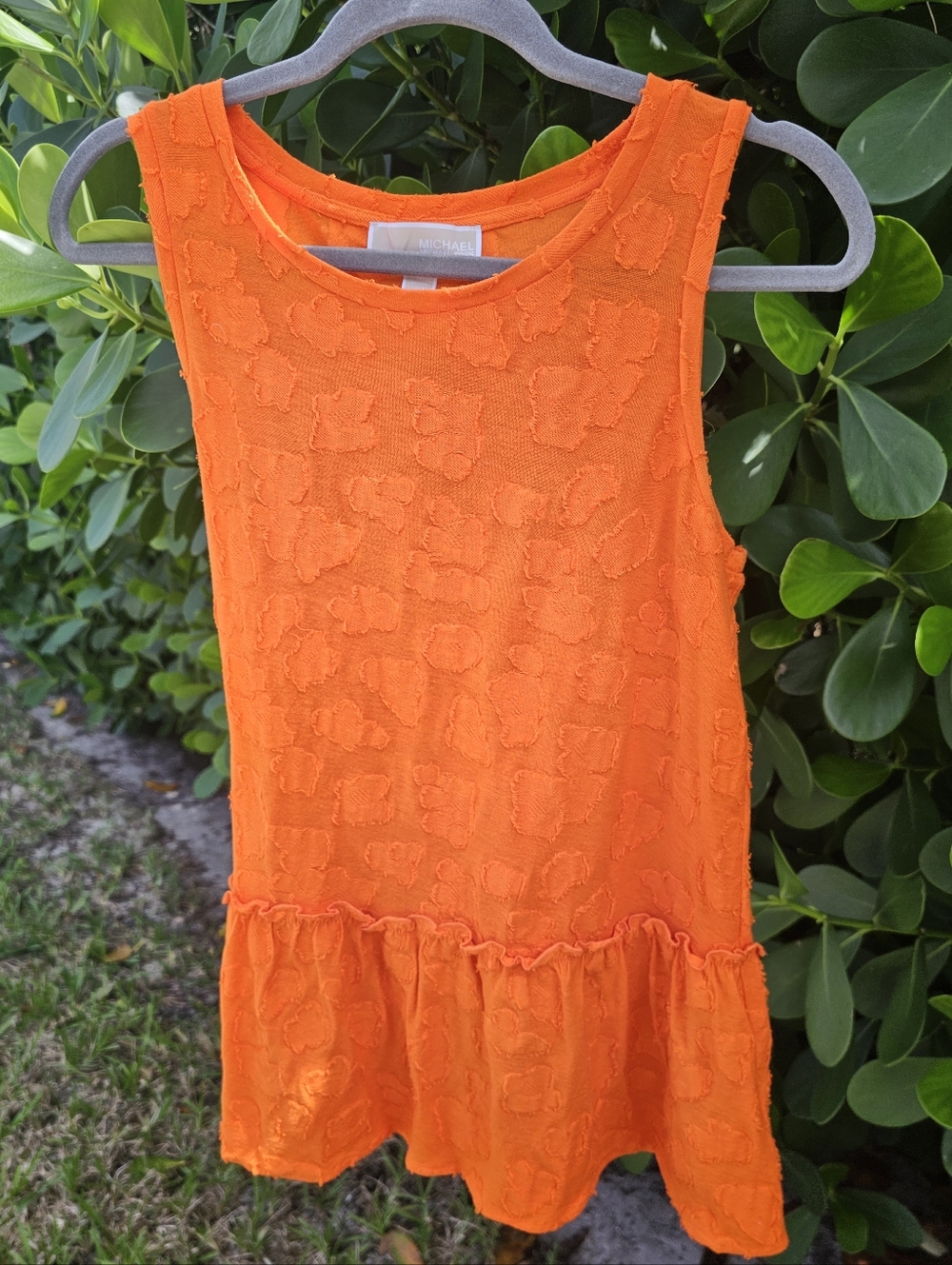 MICHAEL KORS Poppy ORANGE TUNIC